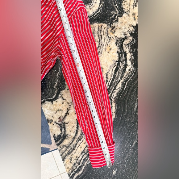 MODA International Button Down Dress Shirt, Size M - Picture 11 of 14